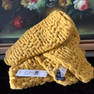 NWT EILEEN FISHER Handknit Peruvian Alpaca Scarf one size SUMER